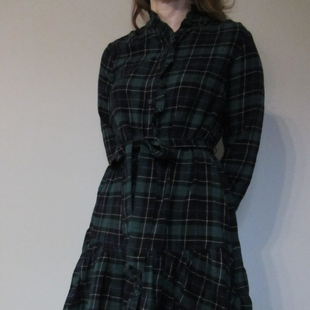 Gap Flannel Shirtdress